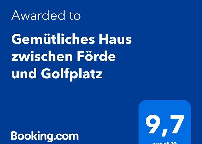 Gemütliches Haus zwischen Förde und Golfplatz